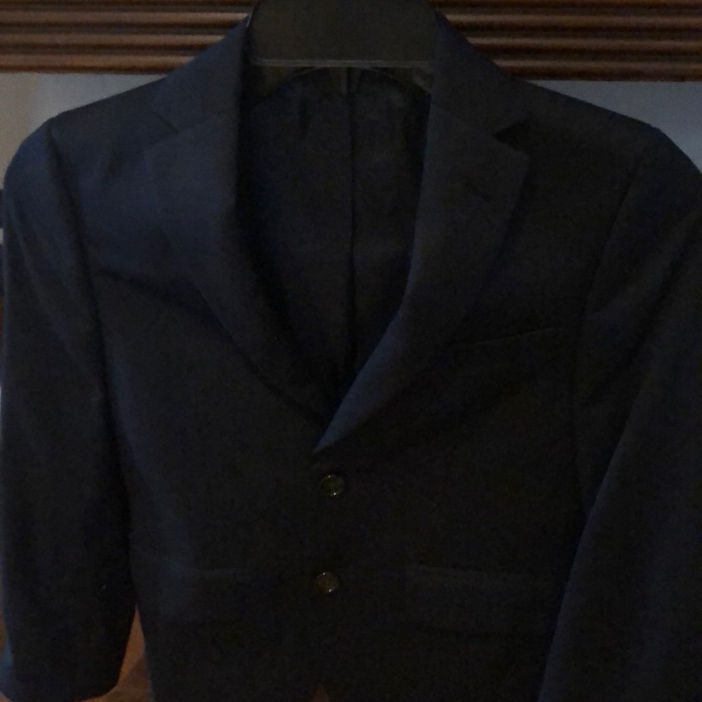 Boys navy suit blazer